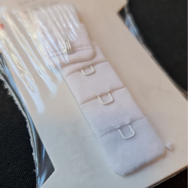 BH FORL�NGER 1 H�gte / 2cm - Hvid, sort