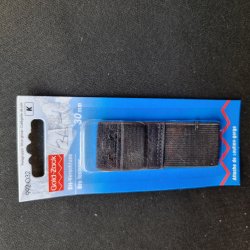 BH Forlnger m. Elastik 2 Hgte / 3cm - sort