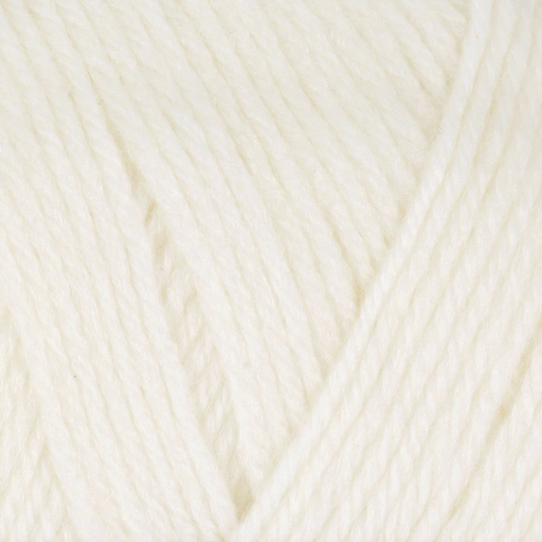 Baby Uld - Merino Uld(Superwash) HVID RHVID