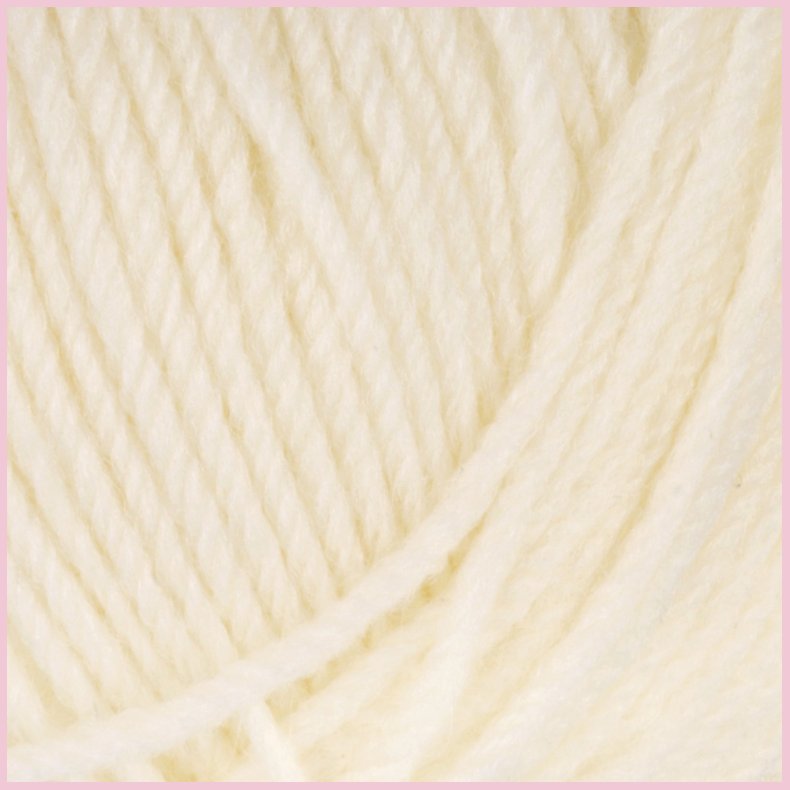 Baby uld Nr.: 302 // R� Hvid 