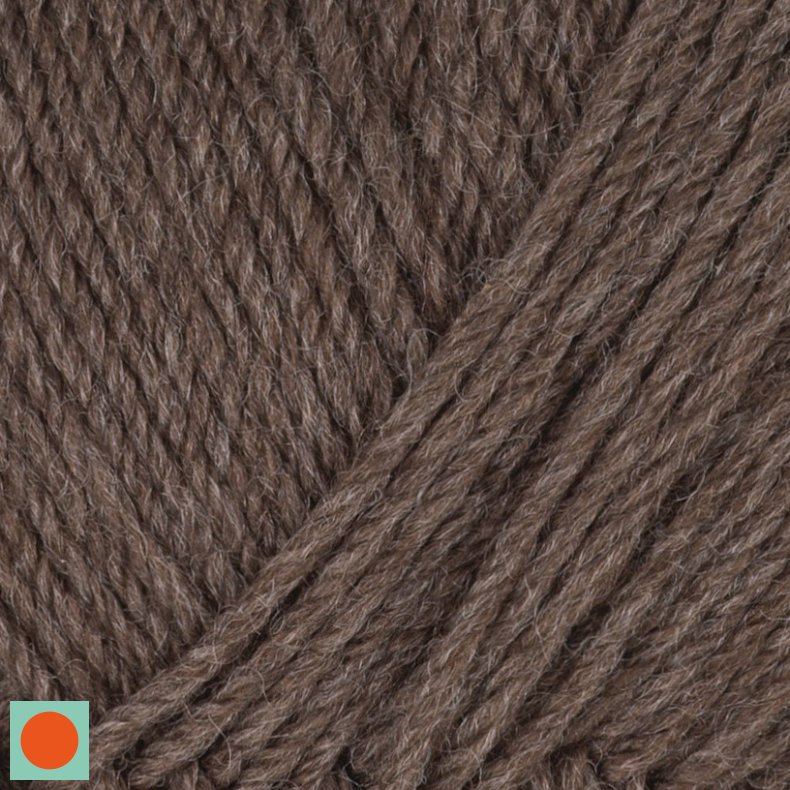 Baby uld Nr.: 308 // Brun 