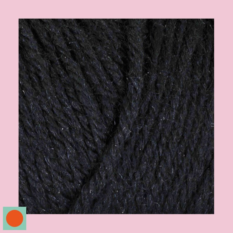 Baby uld Nr.: 317 // Sort Maleret 