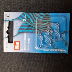 BIKINI SPNDER 12mm GENNEMSIGTIG PLASTIK