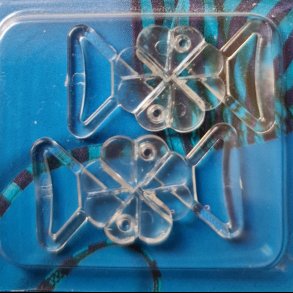 BIKINI SPNDER 15mm GENNEMSIGTIG PLASTIK