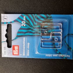 BIKINI SPNDER 20mm GENNEMSIGTIG PLASTIK