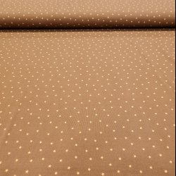 Bomulds Jersey 149,-  Sm stjerner khaki creme