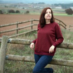 Boxy Raglan bluse sweat str. 30-54 - Wardrobe by me