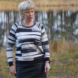 Boxy Raglan bluse sweat str. 30-54 - Wardrobe by me