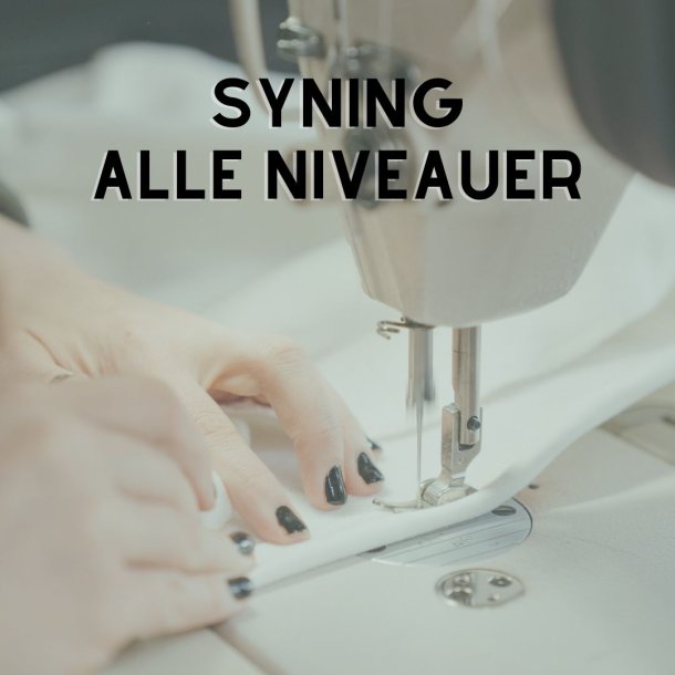 05 / 11 MAJ  Kl.10-16 SYNING // Alle niveauer 