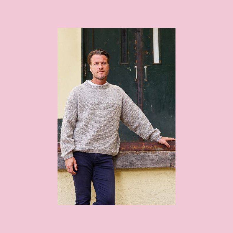 Dagmar Struktur sweater herre 