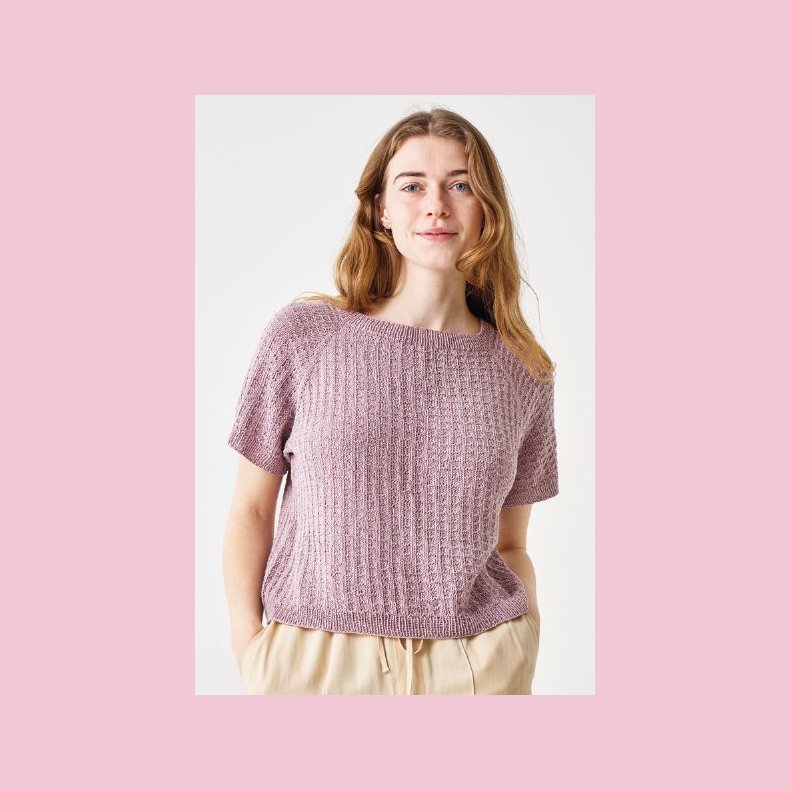 Elise T-shirt m. struktur 