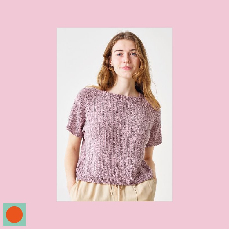 Elise T-shirt m. struktur 
