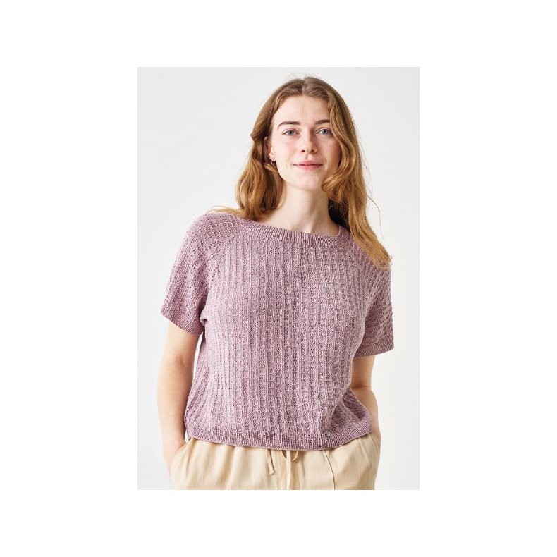 Elise T-shirt m. struktur 