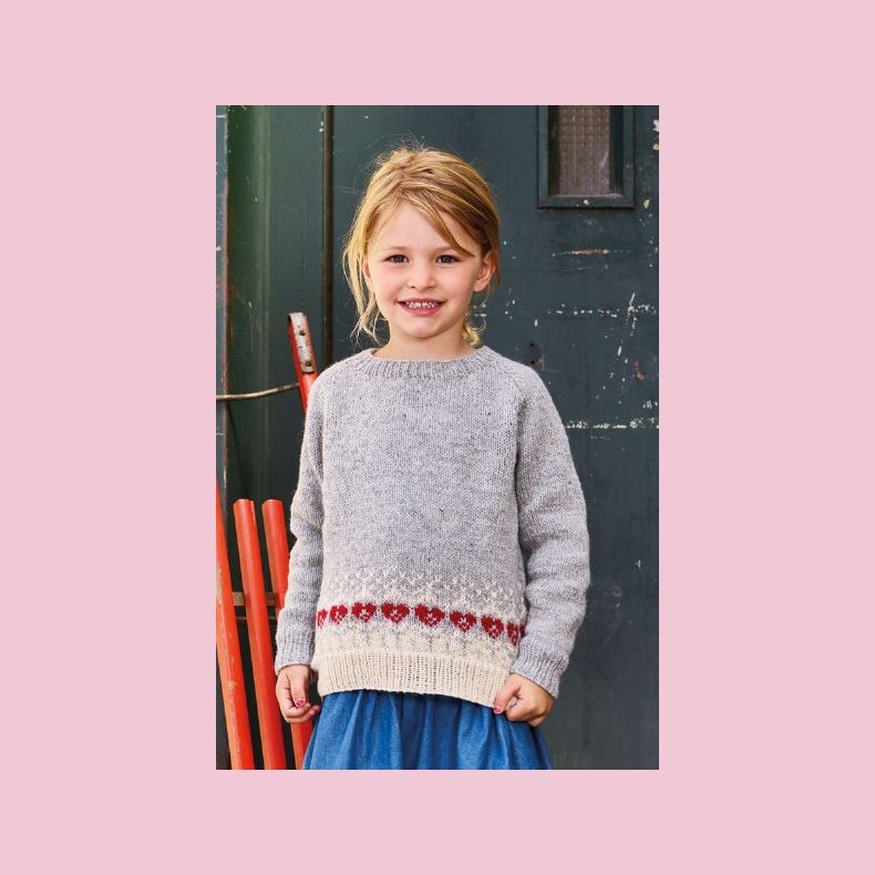 Emma Raglan m. hjerter Str. 2-12�r