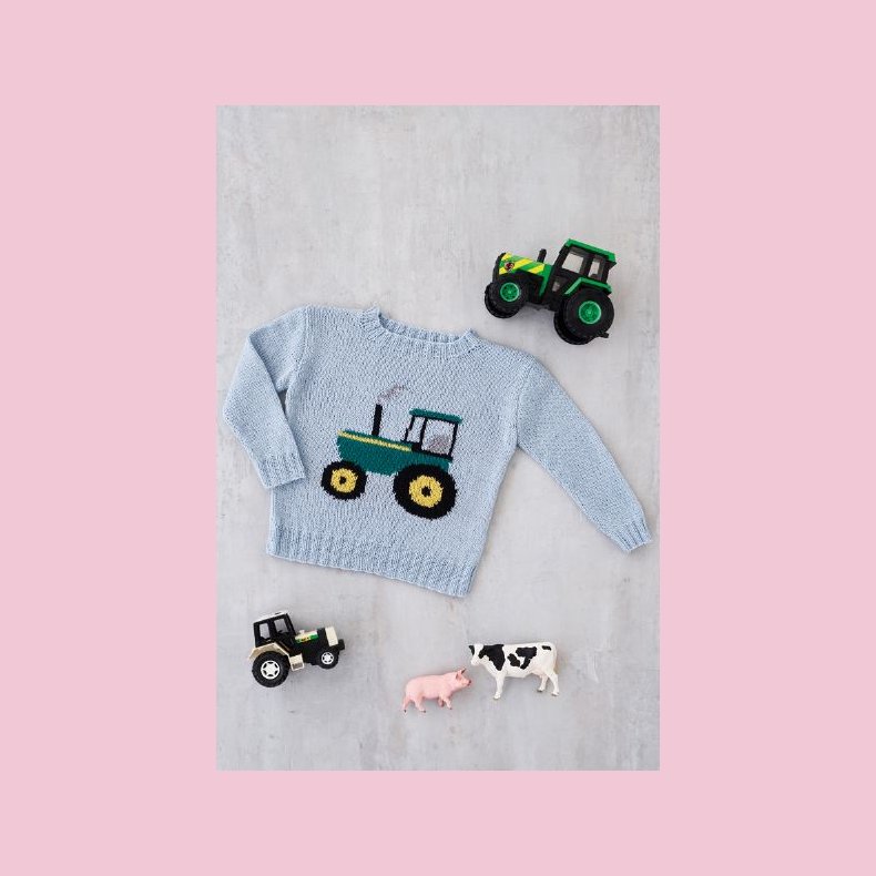 Esther bluse m. traktor 2-8�r 