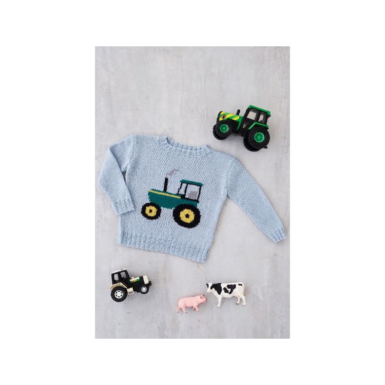 Esther bluse m. traktor 2-8r 