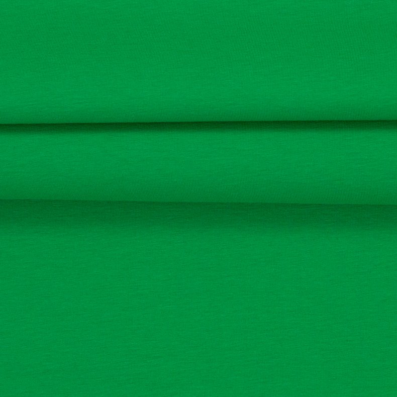 Bomulds jersey // Gr�n 15-5534