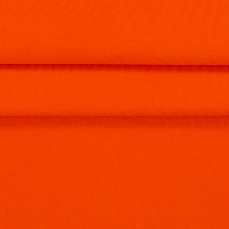 Bomulds jersey // Orange 17-1464