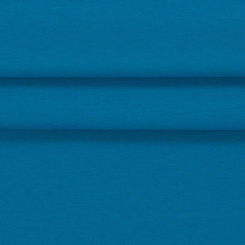 Bomulds jersey // Turkis Bl� 17-4730