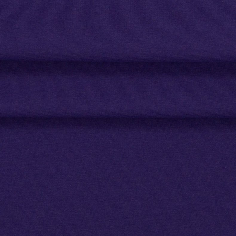 Bomulds jersey // Dyb m�rk Lilla 19-3842
