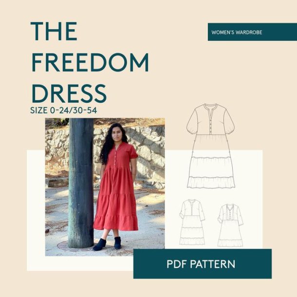 Freedom dress str. 30-54 - Wardrobe by me
