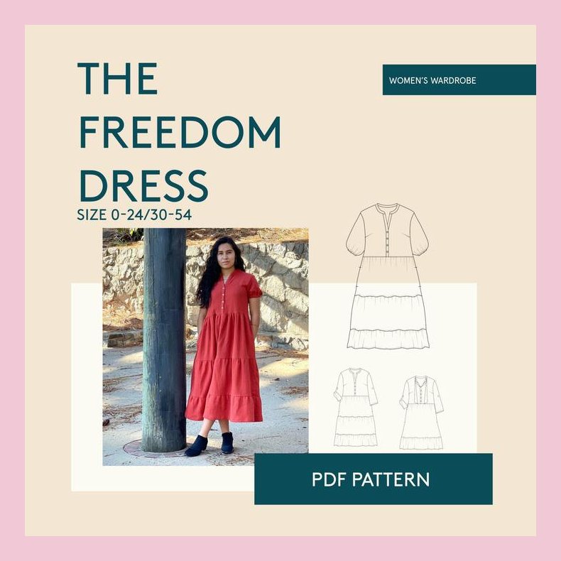 Freedom dress str. 30-54 - Wardrobe by me