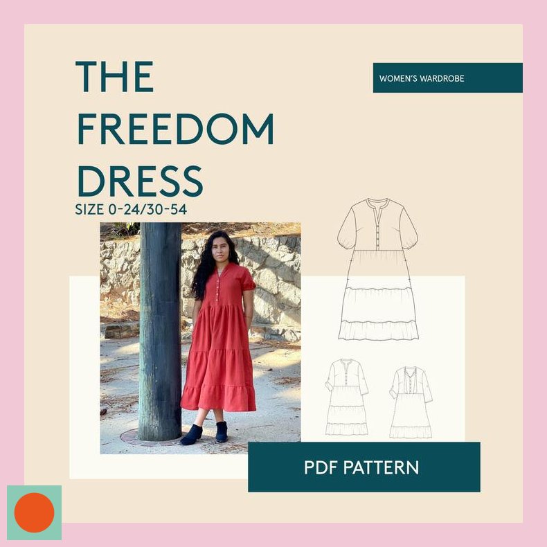 Freedom dress str. 30-54 - Wardrobe by me