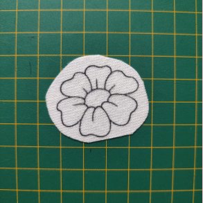 Broderi skabelon // Blomst Liva