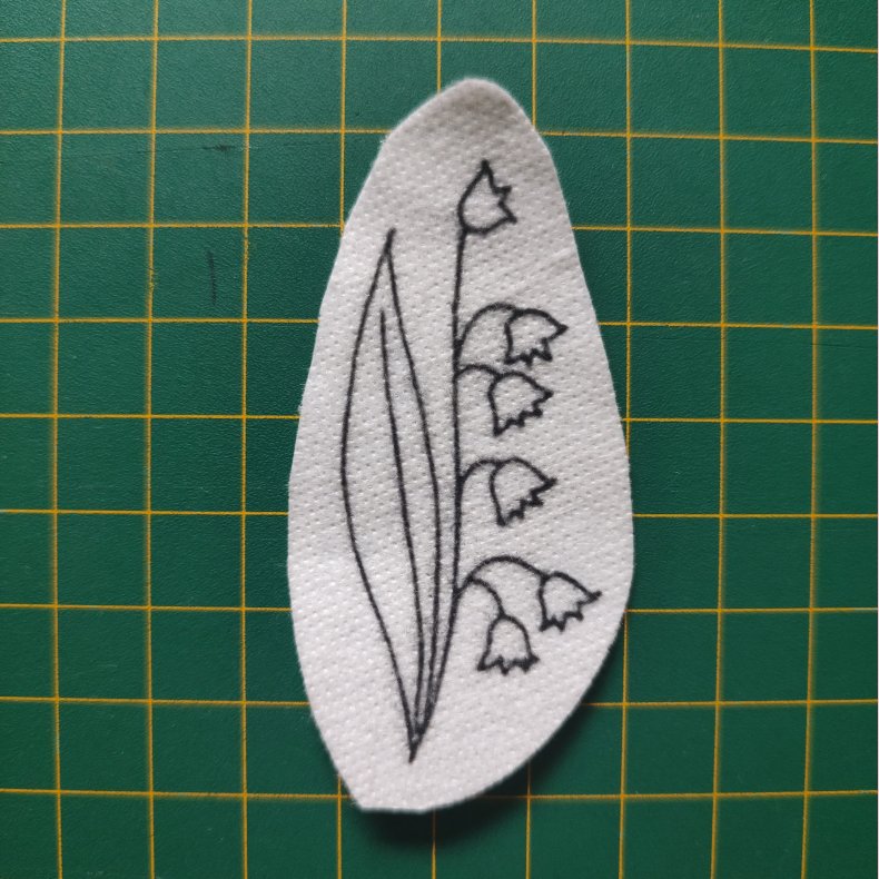 Broderi skabelon // Blomst Albethe