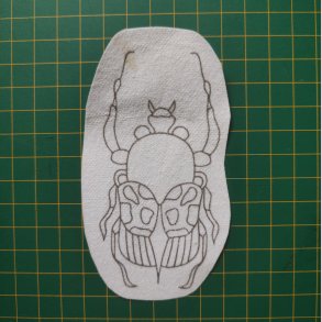 Broderi skabelon // Insekt Billie