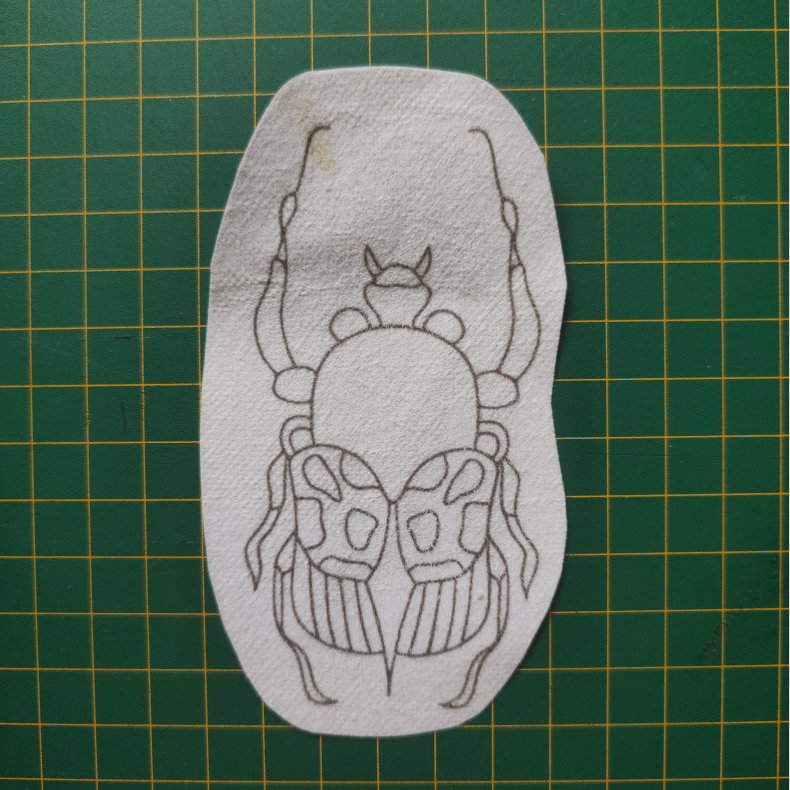 Broderi skabelon // Insekt Billie