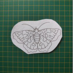 Broderi skabelon // Insekt Rigmor