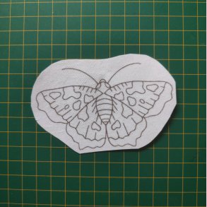 Broderi skabelon // Insekt Rigmor