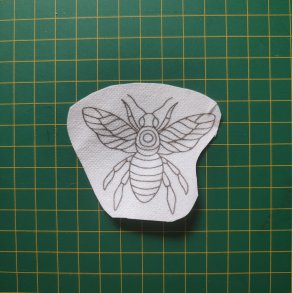 Broderi skabelon // Insekt Finn