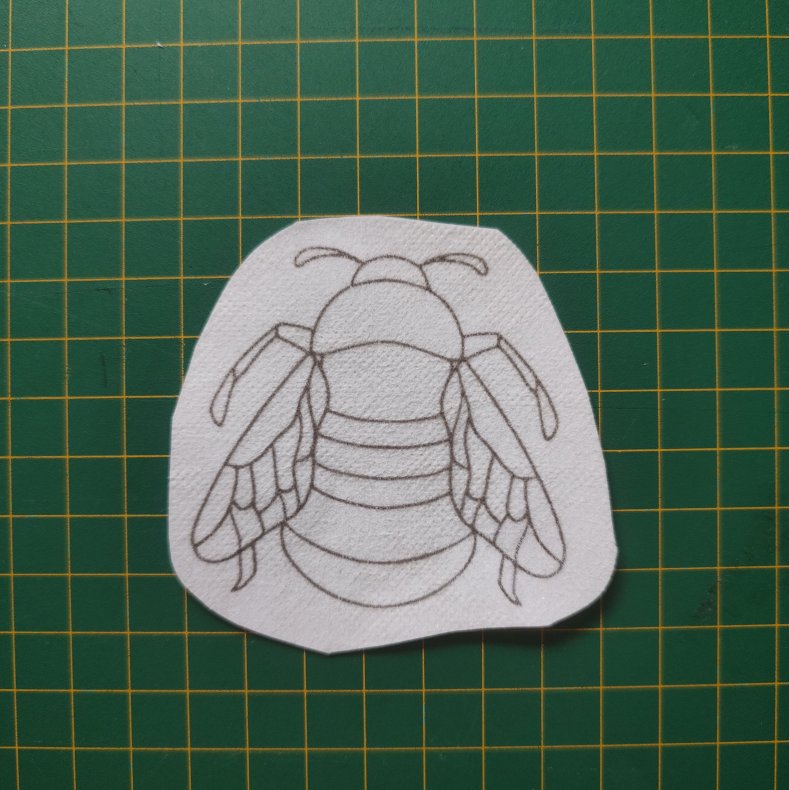 Broderi skabelon // Insekt Bo