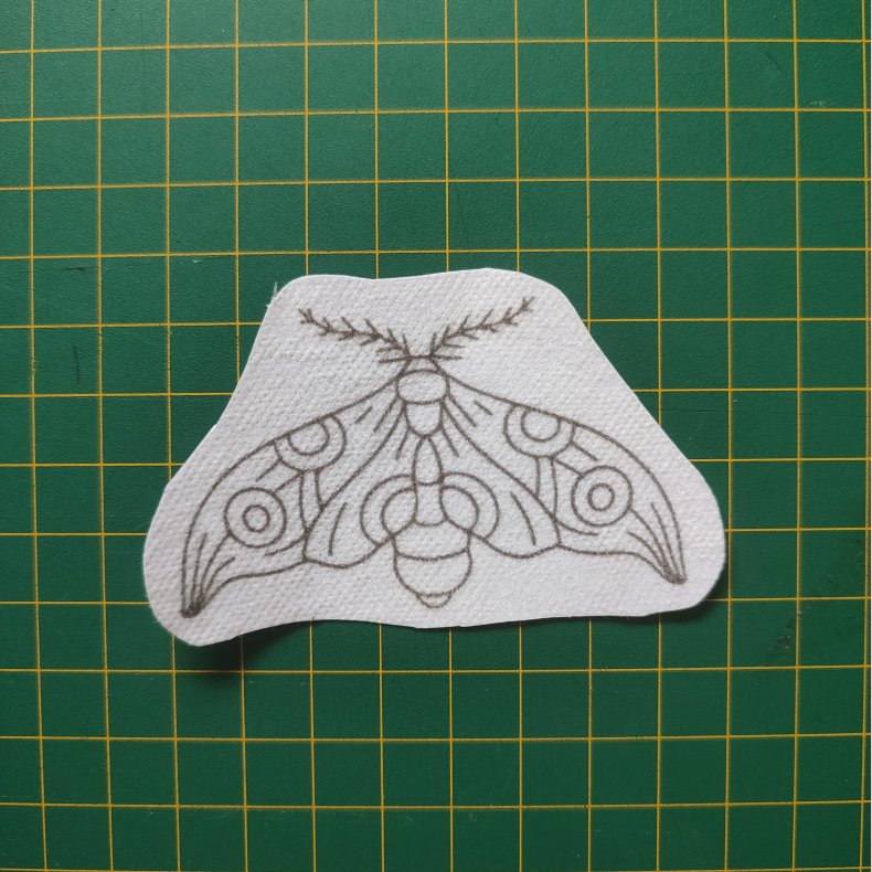 Broderi skabelon // Insekt Rachel