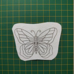 Broderi skabelon // Insekt Molly