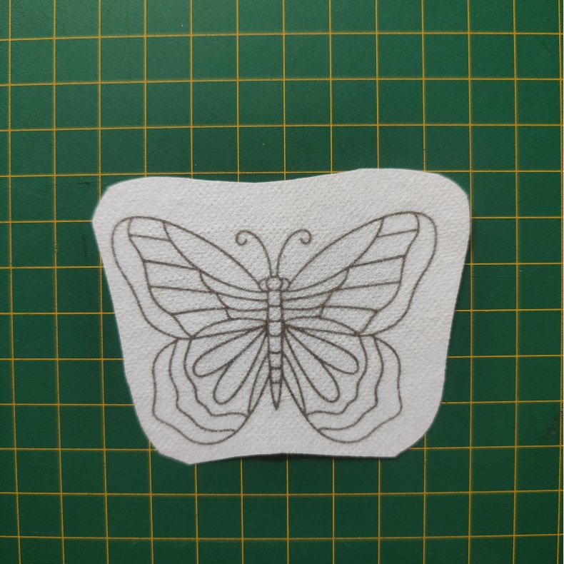 Broderi skabelon // Insekt Molly