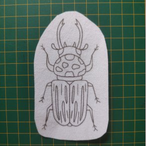 Broderi skabelon // Insekt Morgens