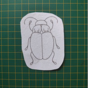 Broderi skabelon // Insekt Frederik