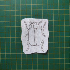 Broderi skabelon // Insekt Carl