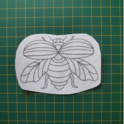 Broderi skabelon // Insekt Sigurd