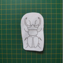 Broderi skabelon // Insekt Erling