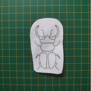 Broderi skabelon // Insekt Erling