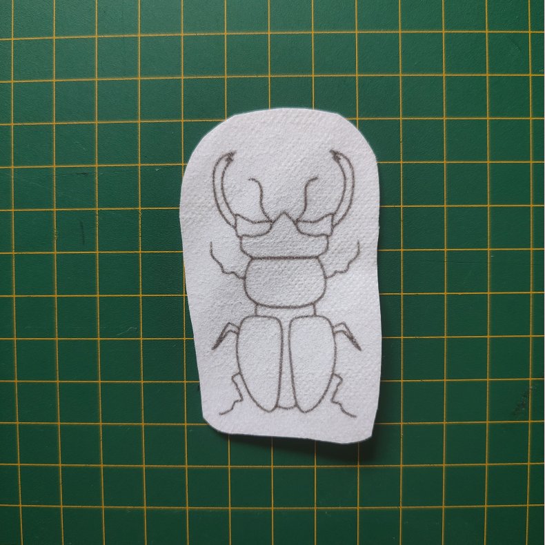 Broderi skabelon // Insekt Erling