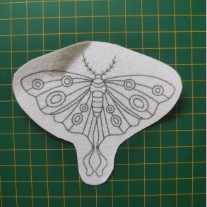 Broderi skabelon // Insekt Frida