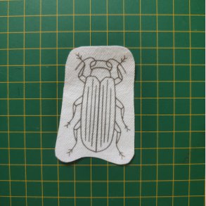 Broderi skabelon // Insekt  Franck