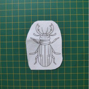 Broderi skabelon // Insekt Kalle