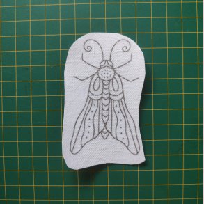 Broderi skabelon // Insekt Lars