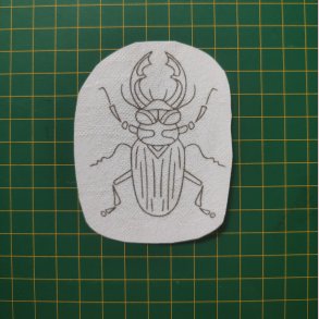 Broderi skabelon // Insekt Martin